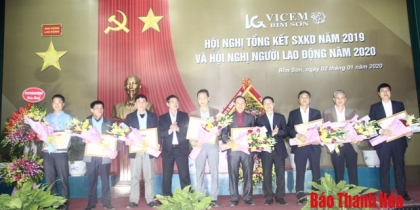 Vicem Bỉm Sơn tổ chức Hội nghị tổng kết hoạt động SXKD năm 2019, triển khai nhiệm vụ, kế hoạch SXKD năm 2020