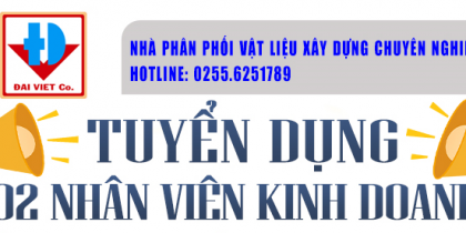 Tuyển dụng 02 nhân viên kinh doanh